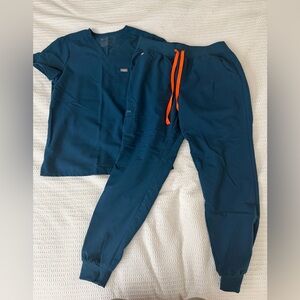 Figs Scrubs- Deep Reef